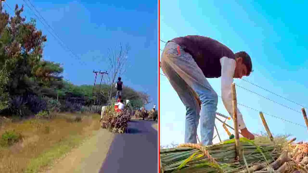 Viral Video: రోడ్డుపై చెరుకు బండిని ఫాలో చేసిన బైకర్.. దగ్గరికి వెళ్లాక  రైతు రియాక్షన్ చూస్తే.. 