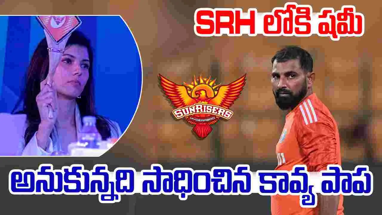 Mohammed Shami: షమీని ఎగరేసుకుపోయిన సన్‌రైజర్స్.. కావ్య పాప అనుకున్నది సాధించింది