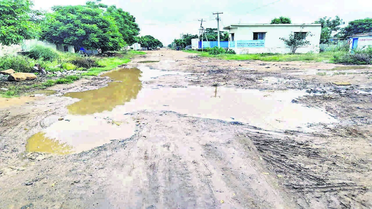 AUTO NAGAR : గుంతల రోడ్లు - వెలగని వీధి లైట్లు 