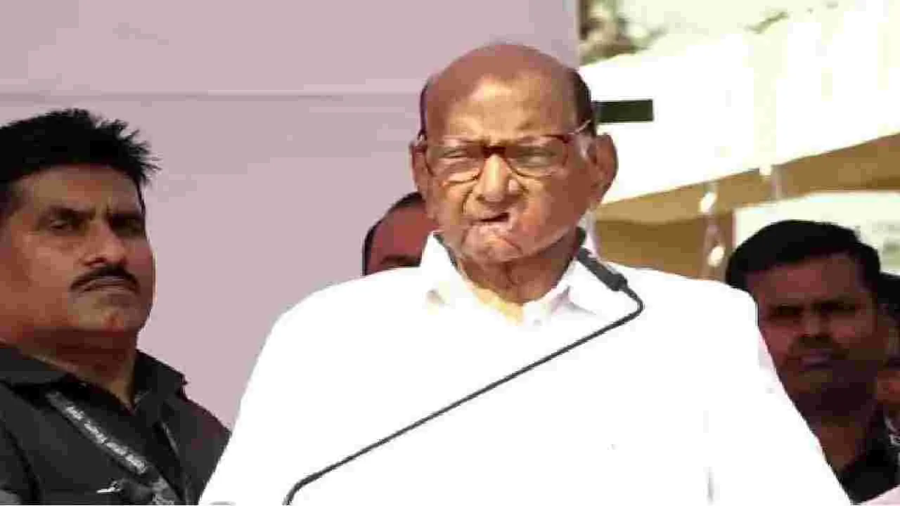 Sharad Pawar: బ్యాలెట్‌ కోసం పట్టుబట్టిన మర్కద్వాడి గ్రామంలో పవార్.. బీజేపీ మండిపాటు