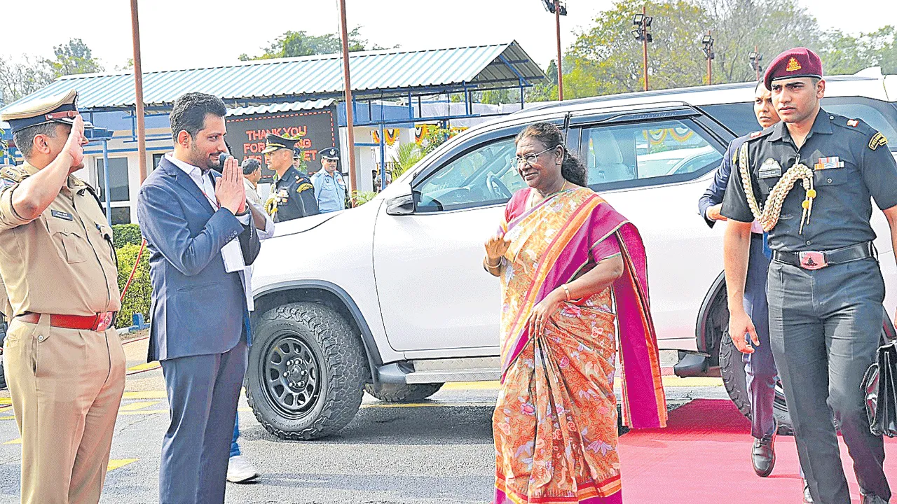 రాష్ట్రపతి ముర్ముకు ఘన వీడ్కోలు