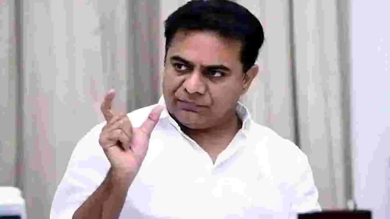 Hyderabad : ‘సుంకిశాల’ నివేదికను దేశభద్రతతో ముడిపెడతారా?: కేటీఆర్‌