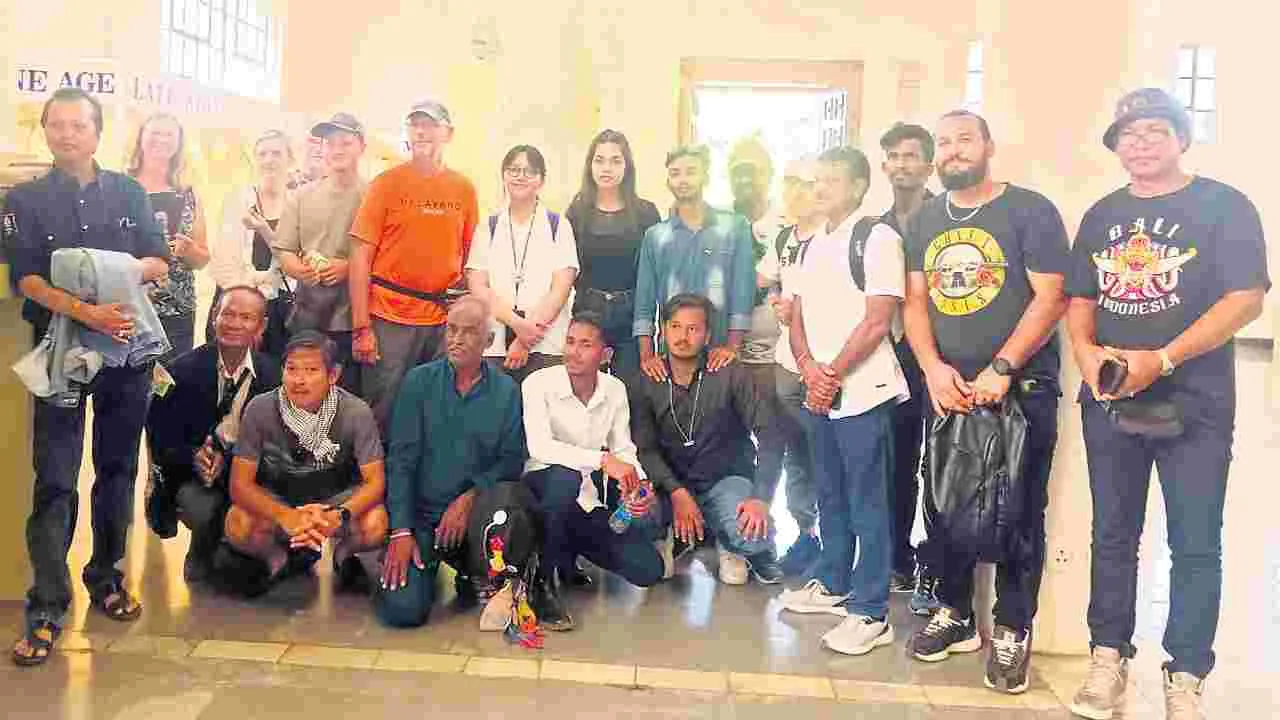 నాగార్జునసాగర్లో కైట్ ఫ్లయర్స్ సందడి
