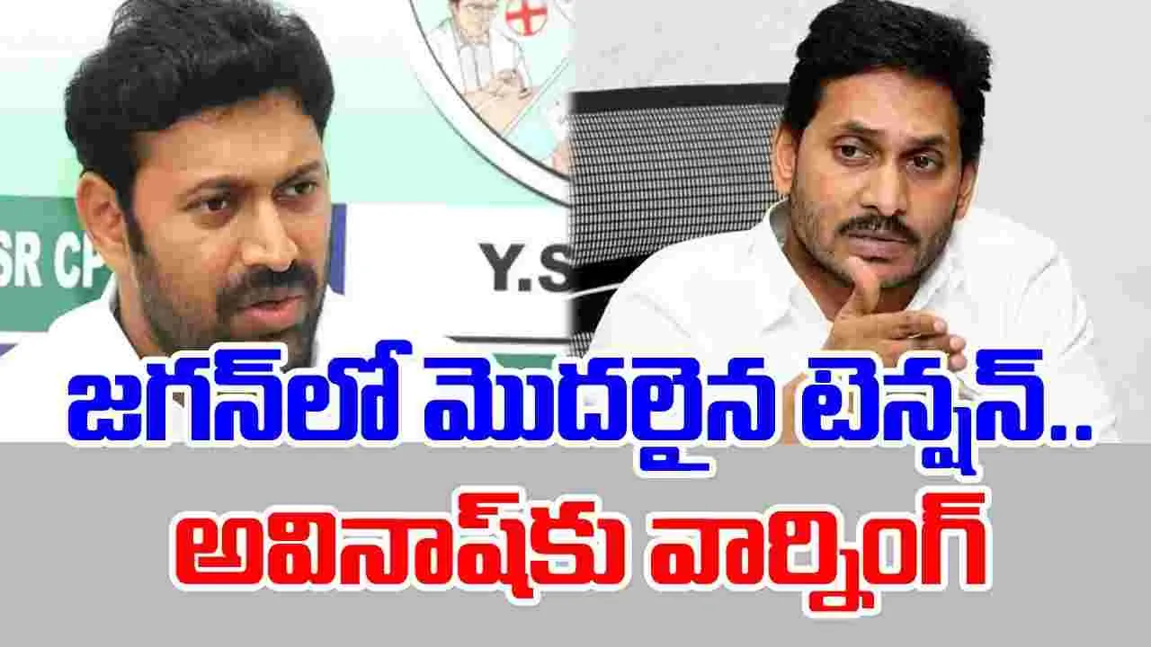 YS Jagan: జగన్‌లో మొదలైన టెన్షన్..  అవినాష్‌కు వార్నింగ్