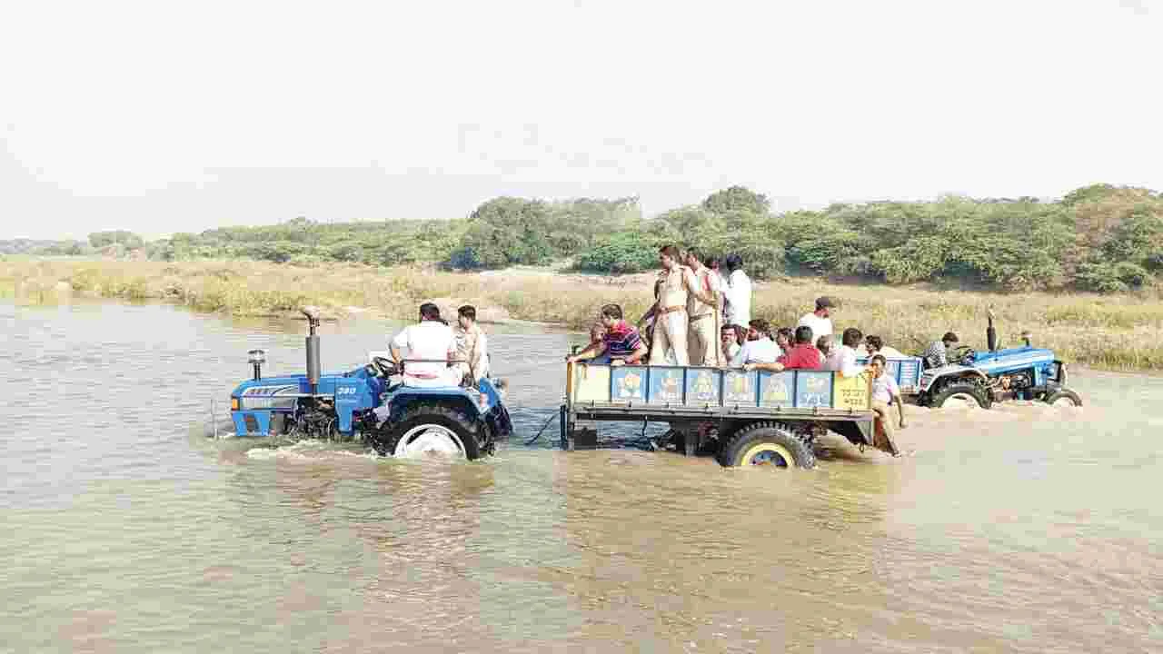 ఇసుక రవాణాలో తెగని సరిహద్దు పంచాయితీ..