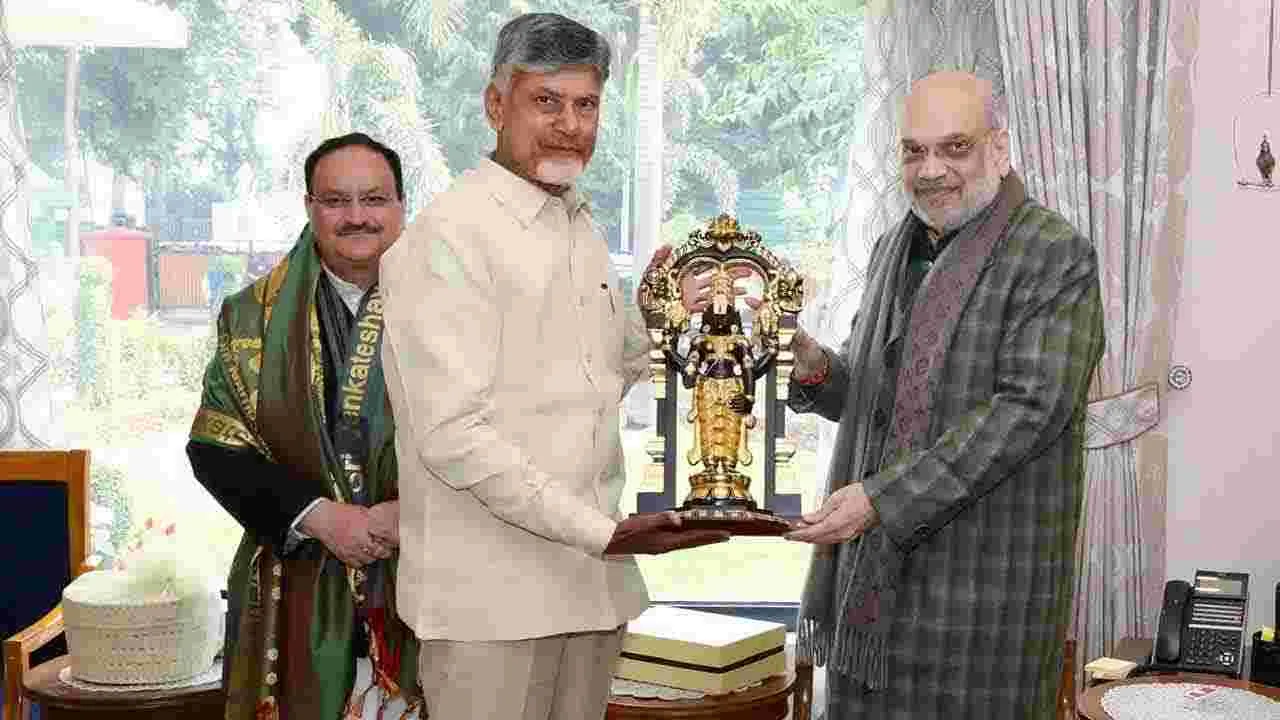 CM Chandrababu: కేంద్ర మంత్రులతో సీఎం చంద్రబాబు ప్రత్యేక భేటీ