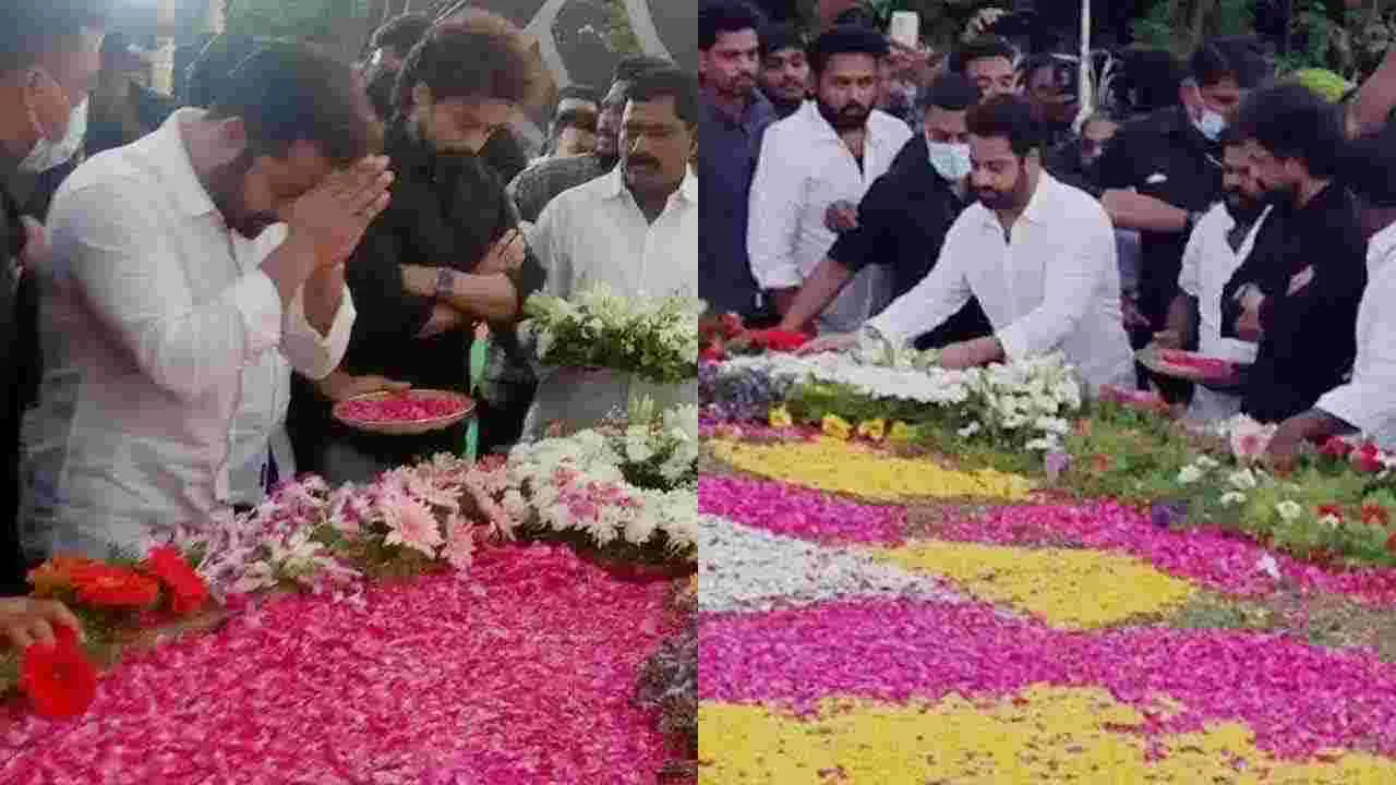 NTR Death Anniversary: ఎన్టీఆర్ వర్ధంతి.. తాతకు నివాళి అర్పించిన ఎన్టీఆర్, కల్యాణ్ రామ్..