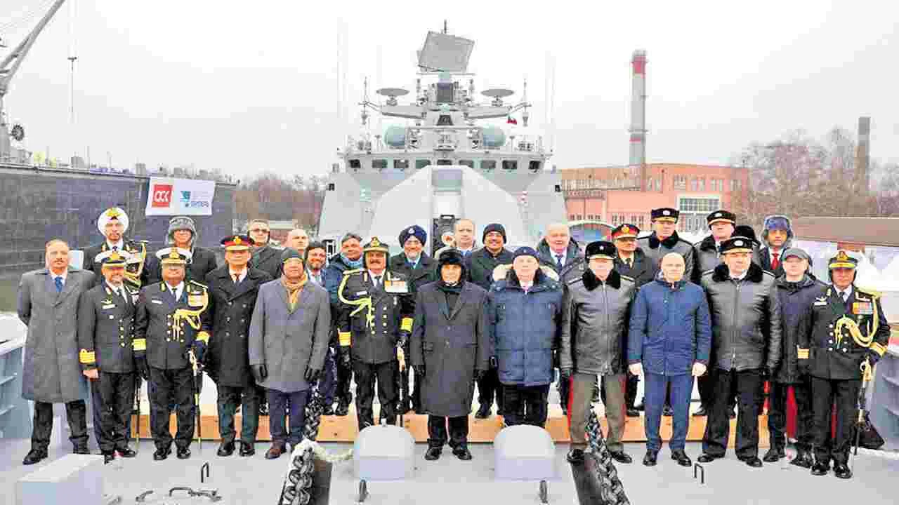 Indian Navy : నేవీలోకి ఐఎన్‌ఎస్‌ తుషిల్‌