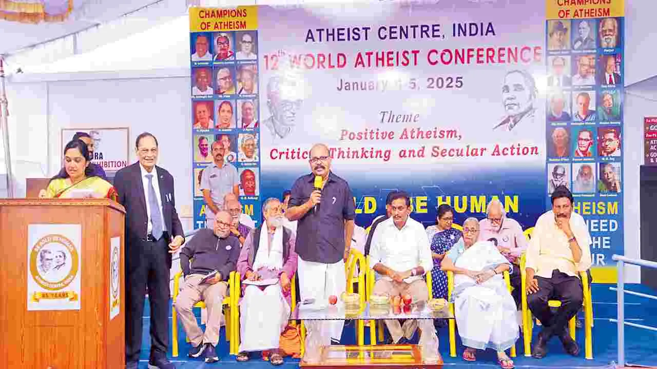  Dravida Kazhagam : సమ సమాజానికి దిక్సూచిగా ప్రపంచ నాస్తిక మహాసభలు