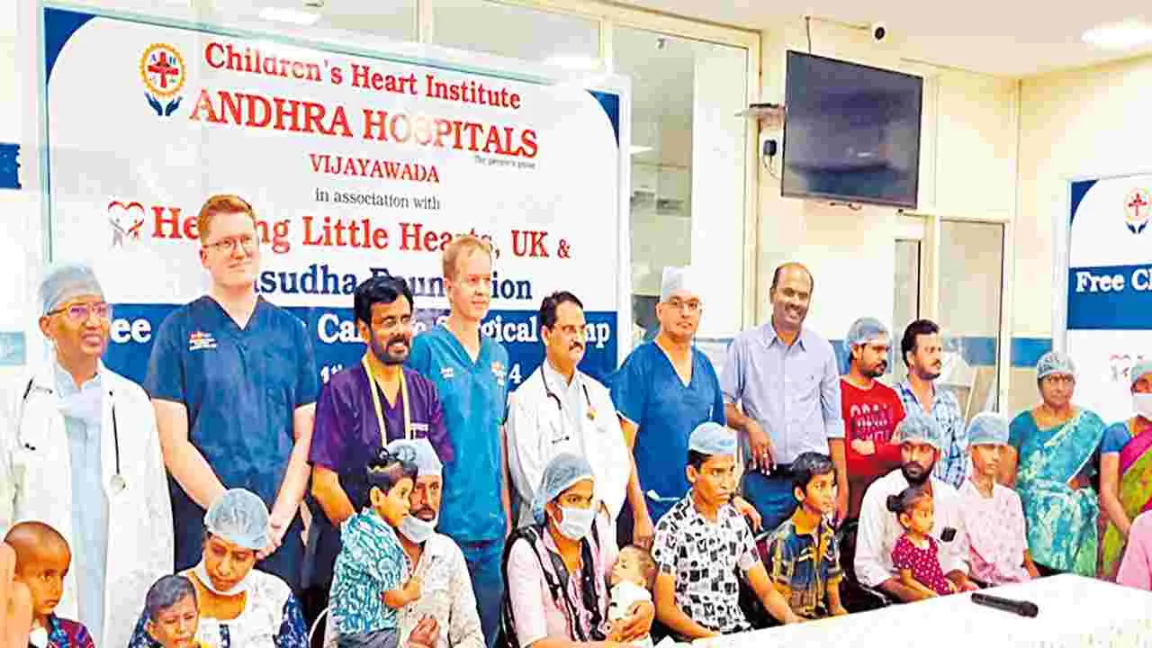  Heart Surgeries : ఆంధ్ర ఆసుపత్రిలో హీలింగ్‌ లిటిల్‌ హార్ట్స్‌ 