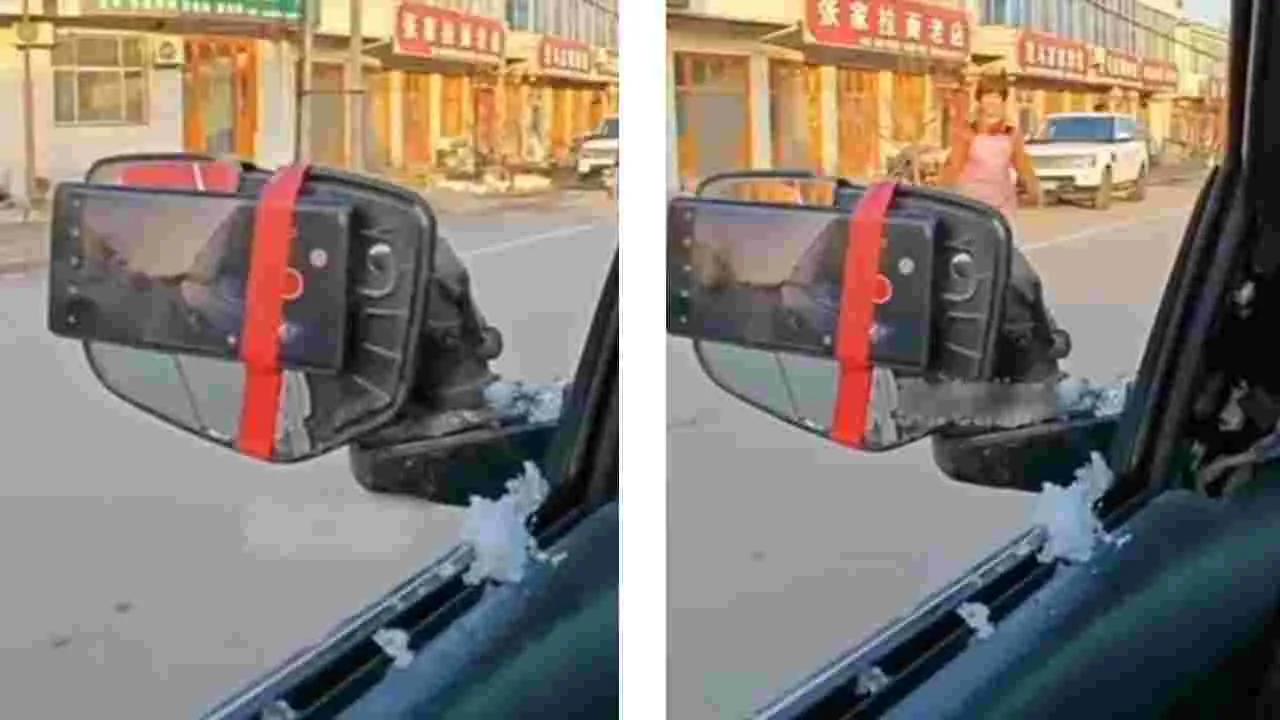 Viral Video: దేశంలో తెలివైన వాళ్లకు కొదవ లేదు.. కార్ అద్దం పగిలిపోవడంతో ఎలా సెట్ చేశాడో చూడండి..