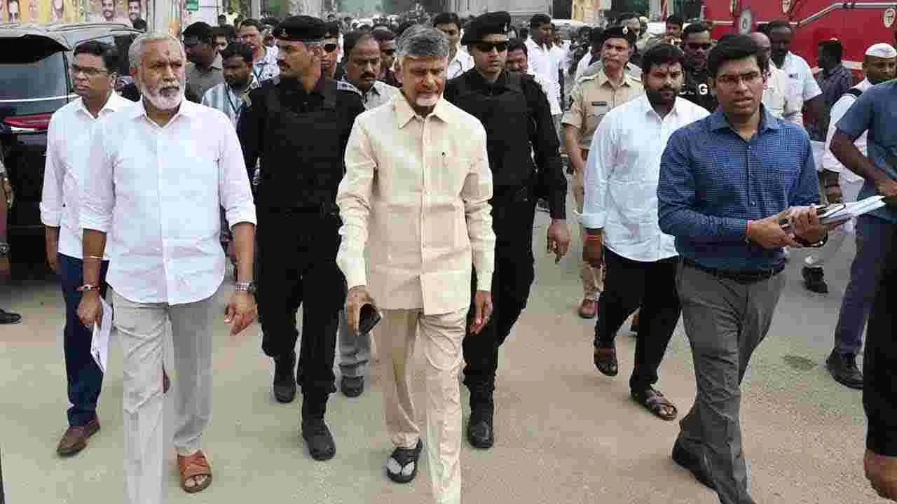   CM Chandrababu: నారావారిపల్లెలో అభివృద్ధి పనుల్లో బిజిగా సీఎం చంద్రబాబు