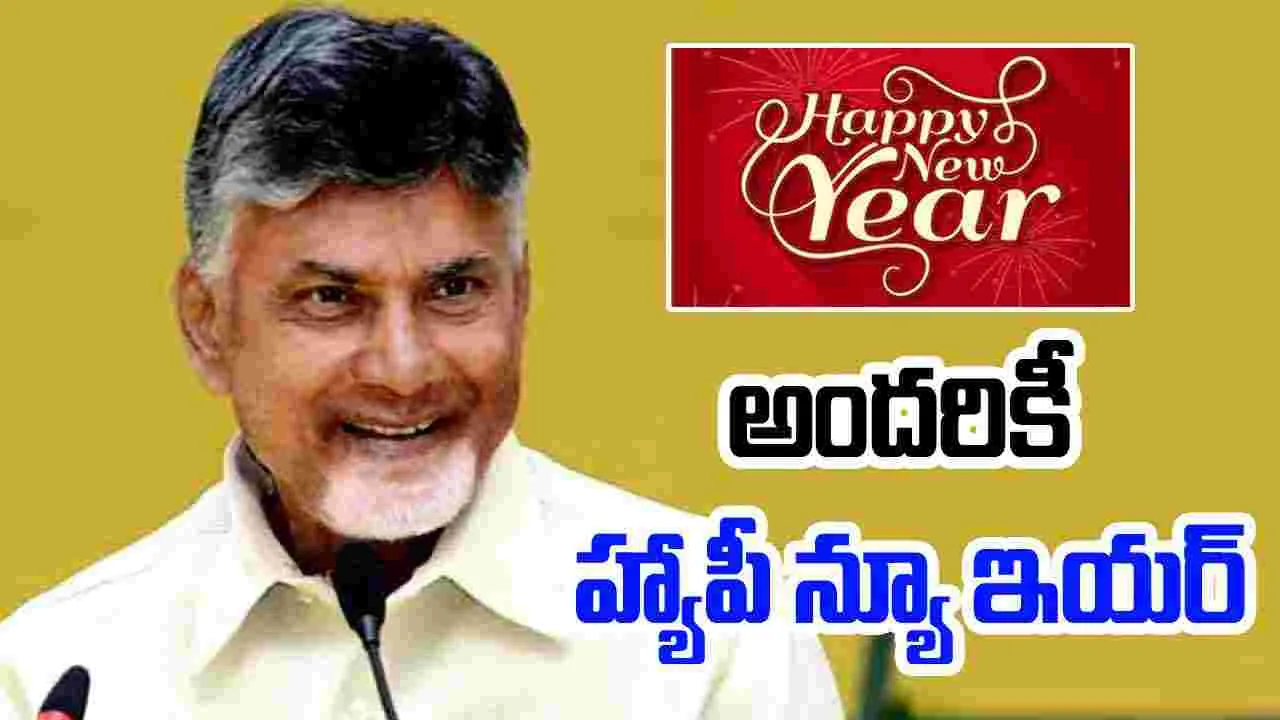 CM Chandrababu: నూతన సంవత్సర శుభాకాంక్షలు తెలిపిన సీఎం చంద్రబాబు