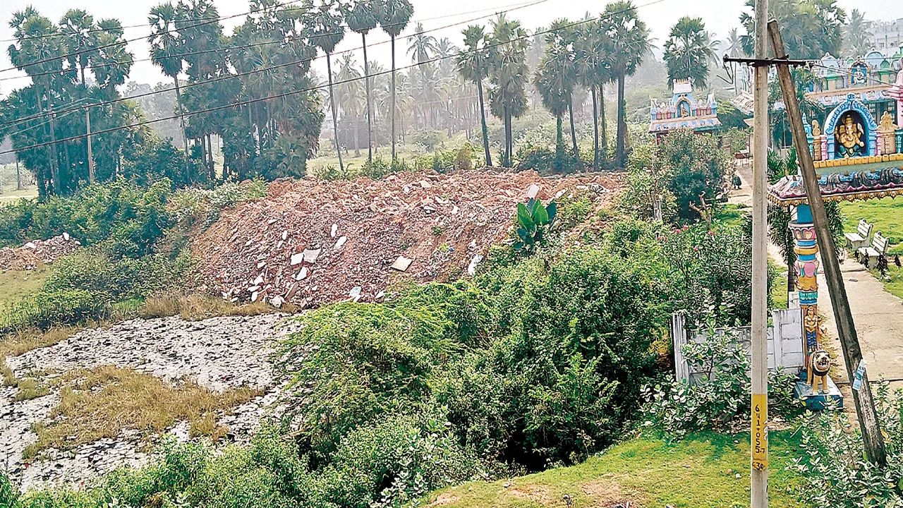 the pond invasion: ఇక్కడో కోనేరుండేది!