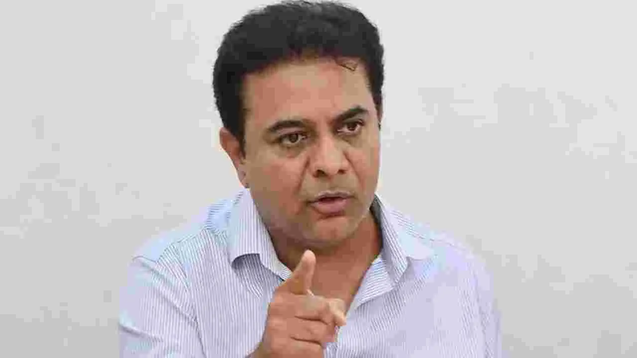 KTR: ఏసీబీ ఆఫీస్ వద్ద కేటీఆర్ వాహనాన్ని నిలిపివేసిన పోలీసులు.. కారణమిదే