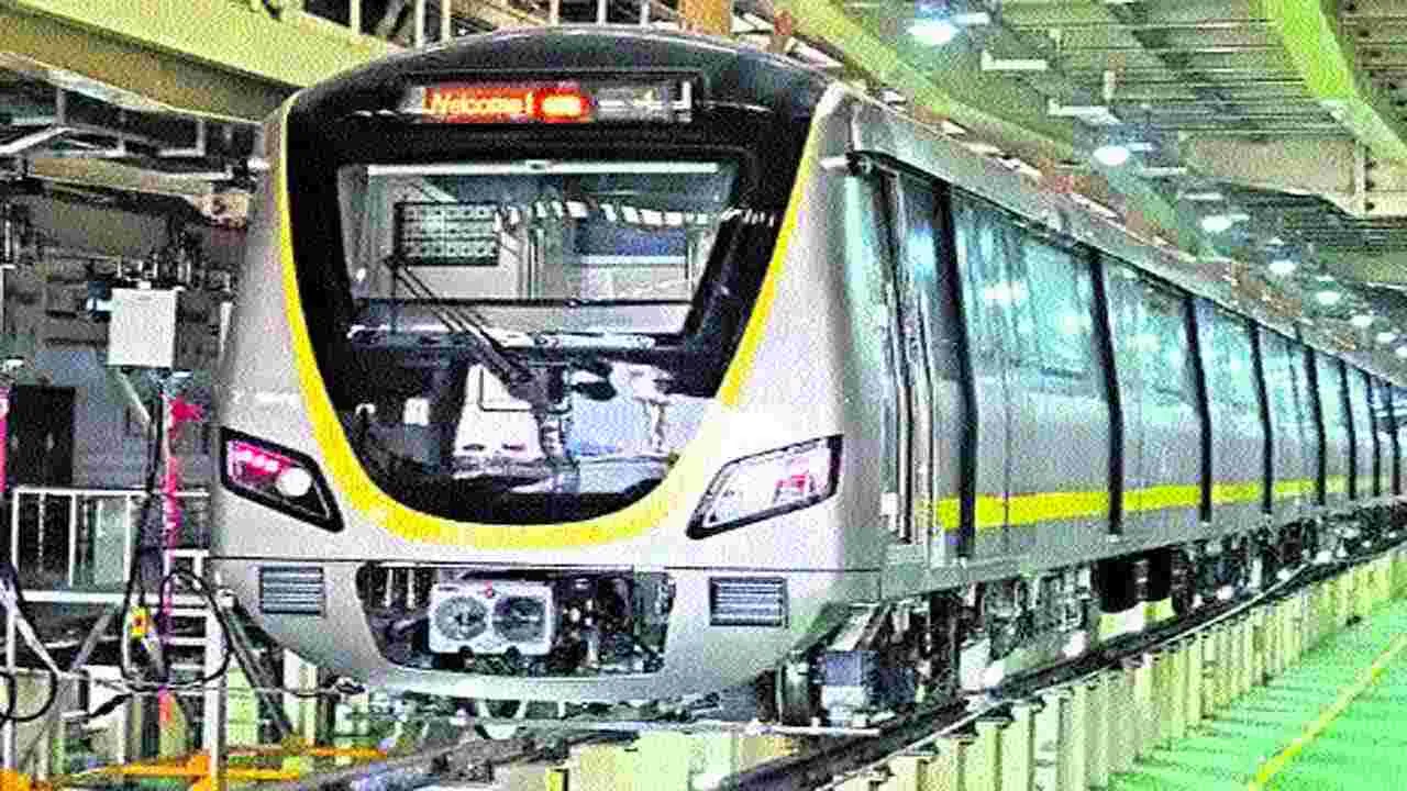 Metrorail: డ్రైవర్‌ రహిత మెట్రోరైల్‌ ట్రయల్‌ రన్‌ 