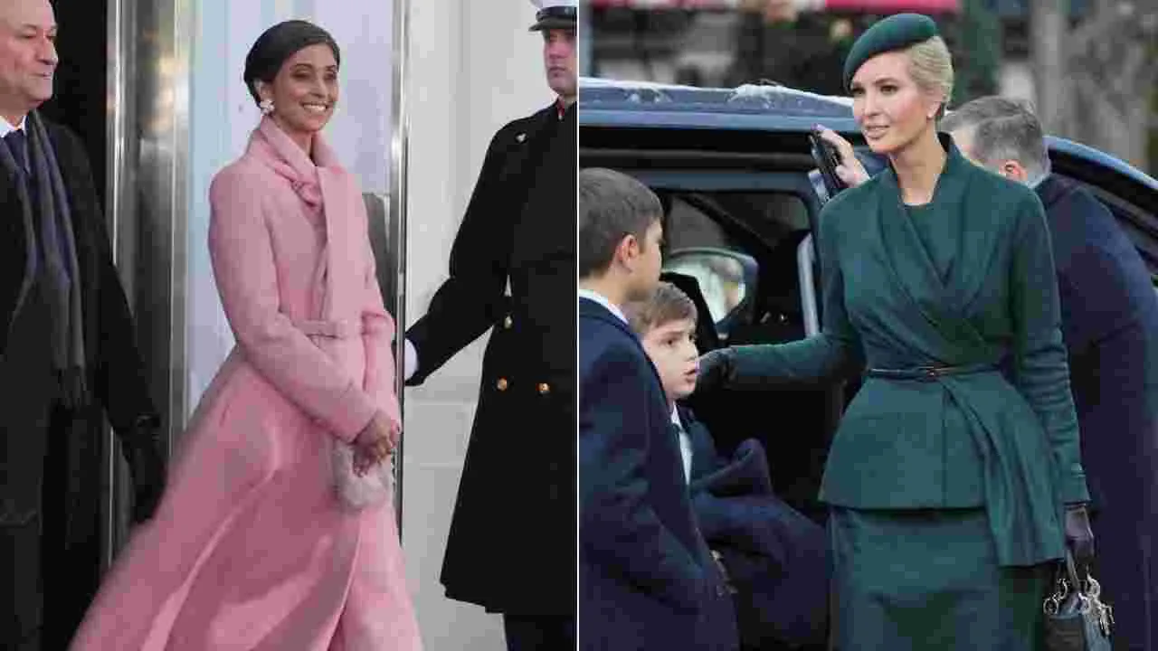 Trump Oath Ceremony: ప్రమాణస్వీకారంలో..  ట్రంప్ కుమార్తెతో కలిసి సందడి చేసిన తెలుగమ్మాయి..