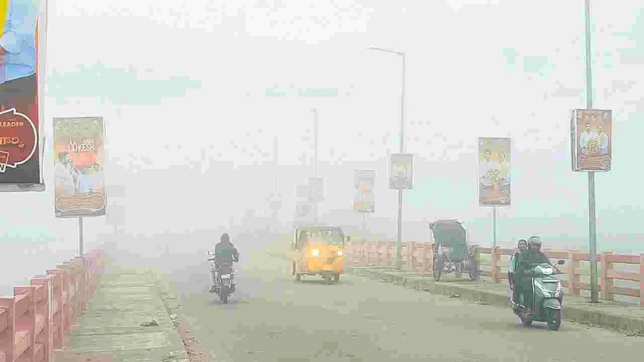 కమ్మేసిన పొగమంచు