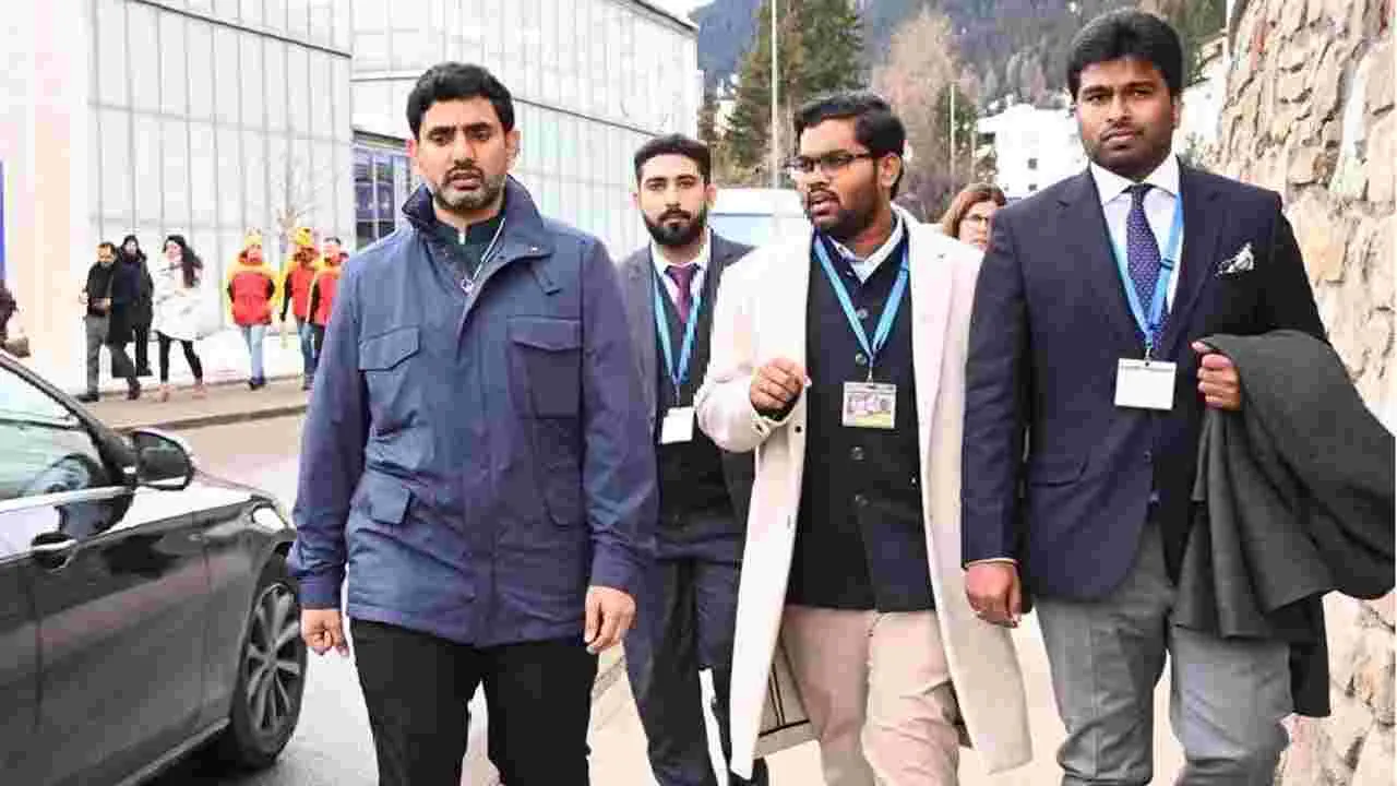 Lokesh Davos Tour: దావోస్ పర్యటనలో లోకేష్ బిజీబిజీ..