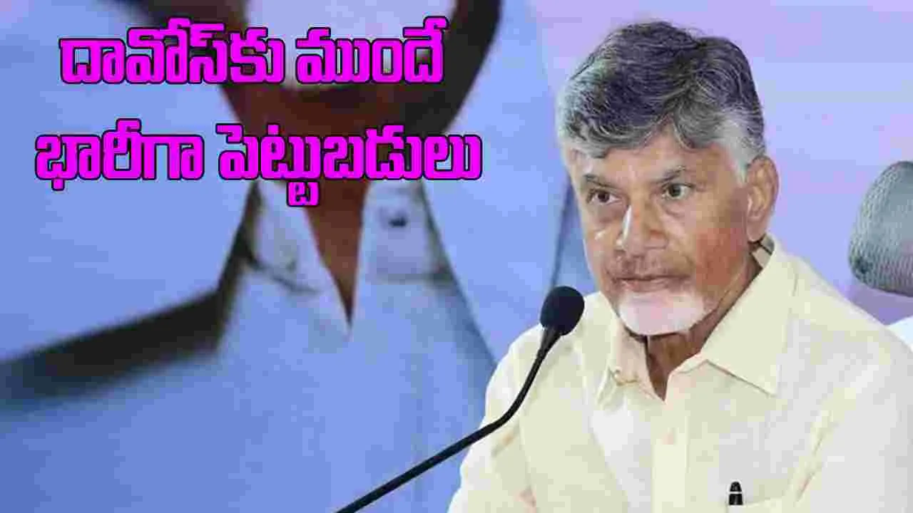  CM Chandrababu Naidu: దావో‌స్‌కు ముందే భారీగా  పెట్టుబడులు