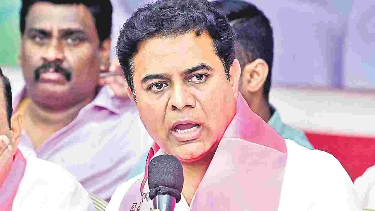 KTR: అన్నపూర్ణ తెలంగాణను ఆత్మహత్యల రాష్ట్రం చేశారు: కేటీఆర్