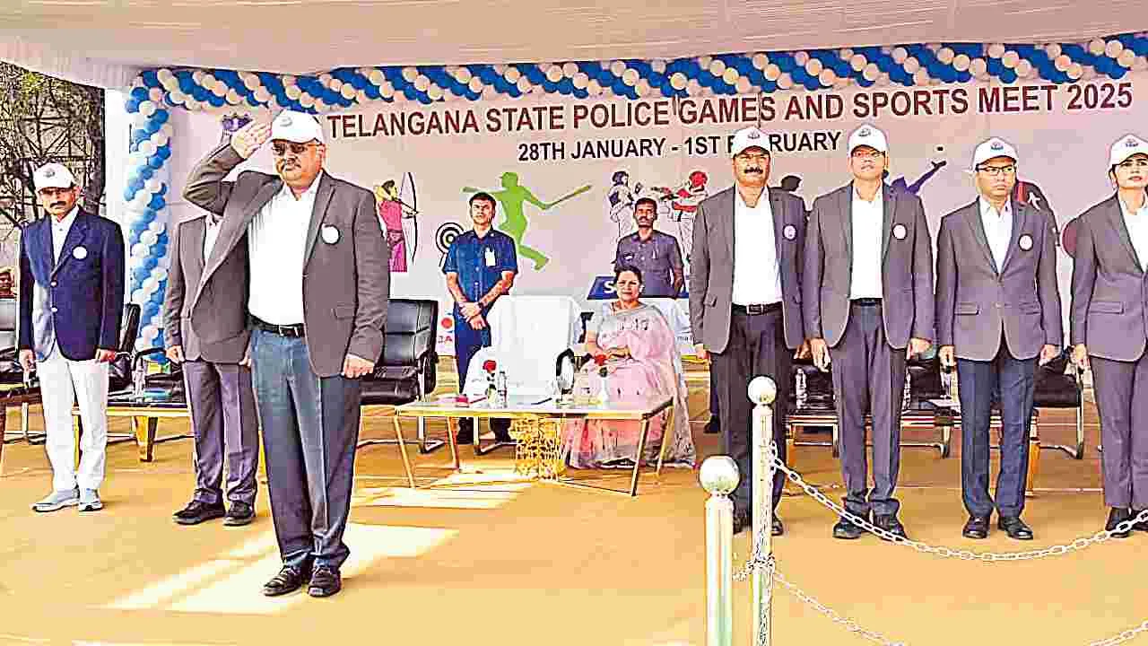జాతీయస్థాయి క్రీడా పోటీలకు తెలంగాణ పోలీసులు!