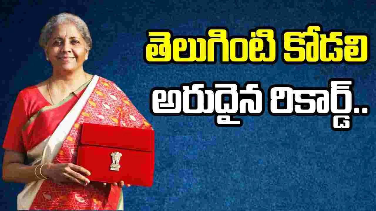 Union Budget 2025: తెలుగింటి కోడలు నిర్మలా సీతారామన్ అరుదైన రికార్డ్..