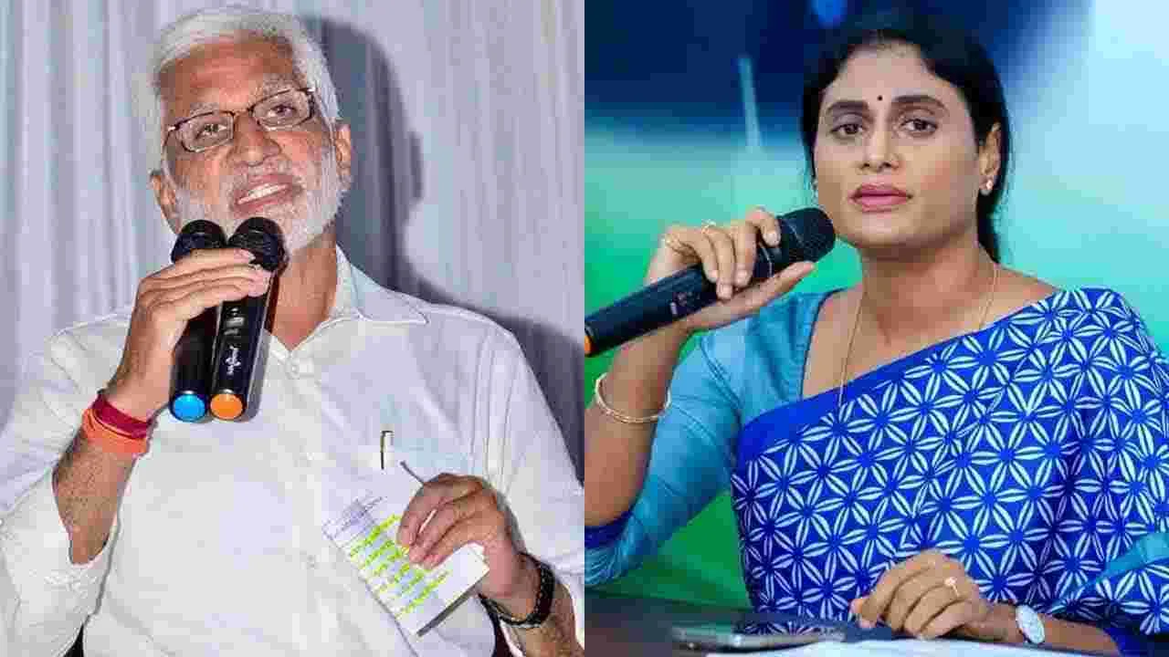 YS Sharmila : షర్మిలతో విజయసాయిరెడ్డి భేటీ