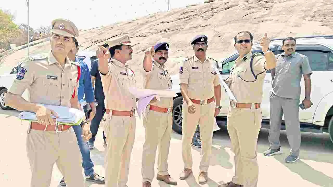 పెద్దగట్టు జాతరకు పటిష్ట బందోబస్తు