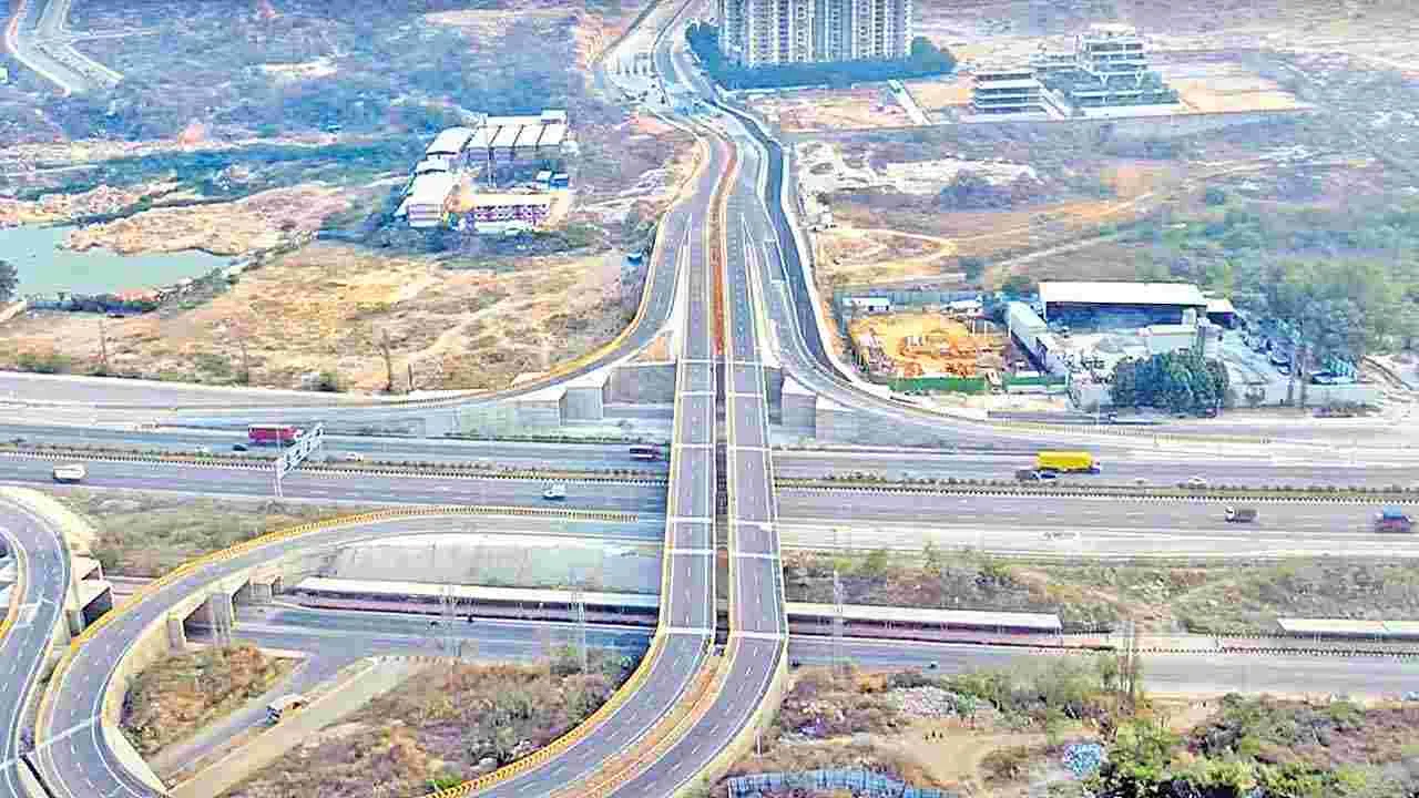 Kokapet: కోకాపేట ట్రంపెట్ జంక్షన్ సిద్ధం