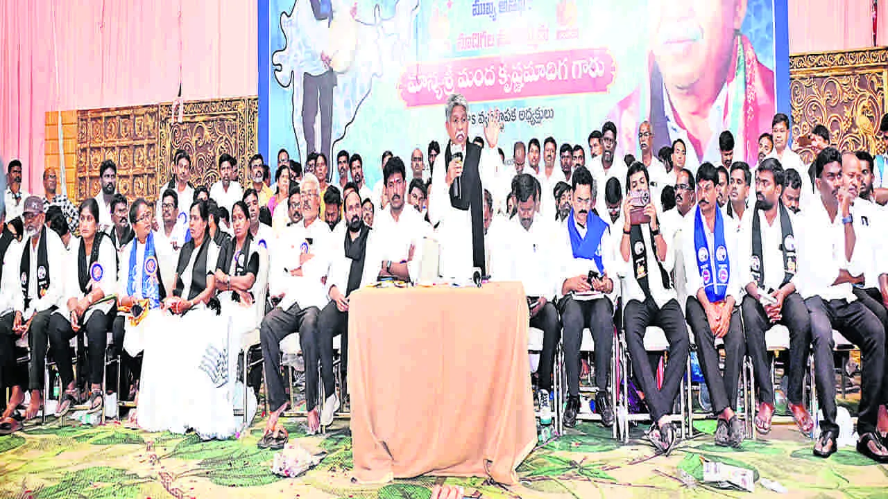 MANDAKRISHNA త్వరలోనే వర్గీకరణ ఫలాలు