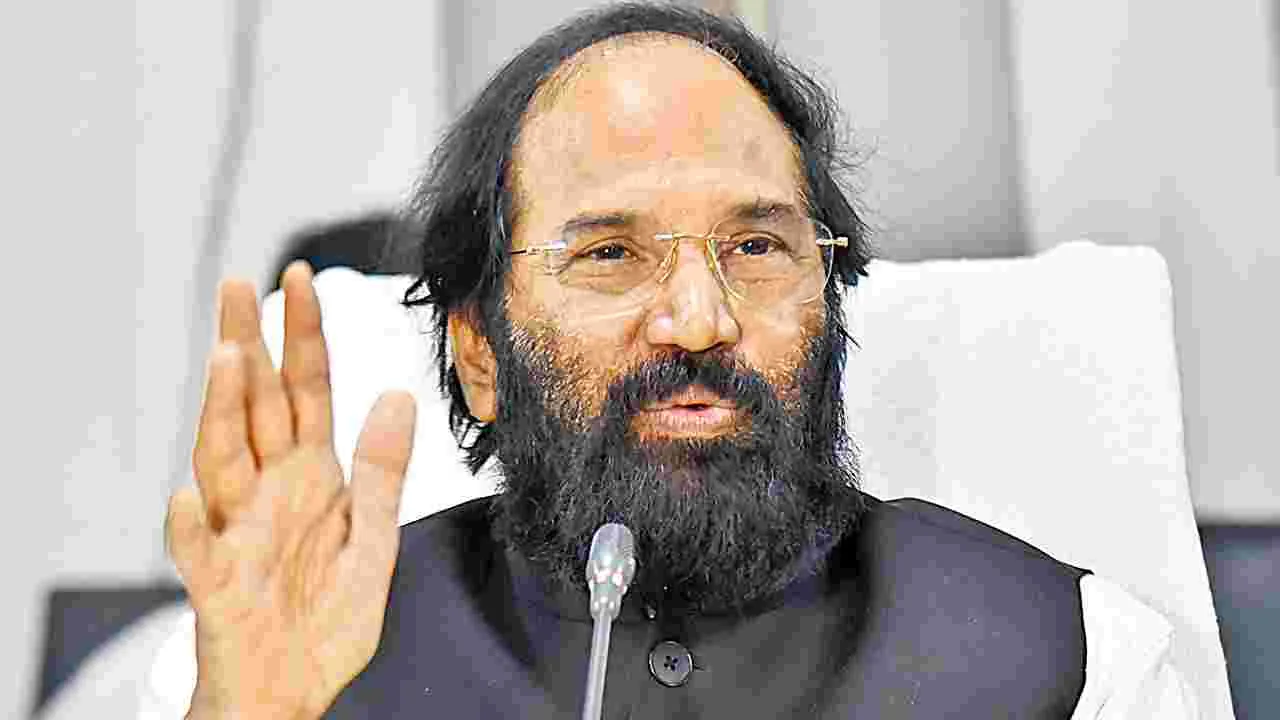 Uttam: పదేళ్లలో కృష్ణా బేసిన్‌లో.. ఒక్క ప్రాజెక్టునూ పూర్తి చేయలే