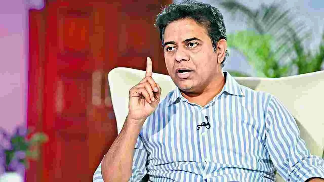 KTR: రుణం కట్టలేదని ఇంటి గేటు ఎత్తుకెళ్తారా?