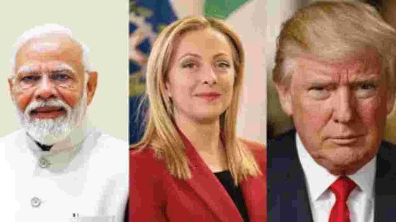 Giorgia Meloni: మోదీ, ట్రంప్, నేను మాట్లాడితే ప్రజాస్వామ్యానికి ముప్పు అంటున్నారు