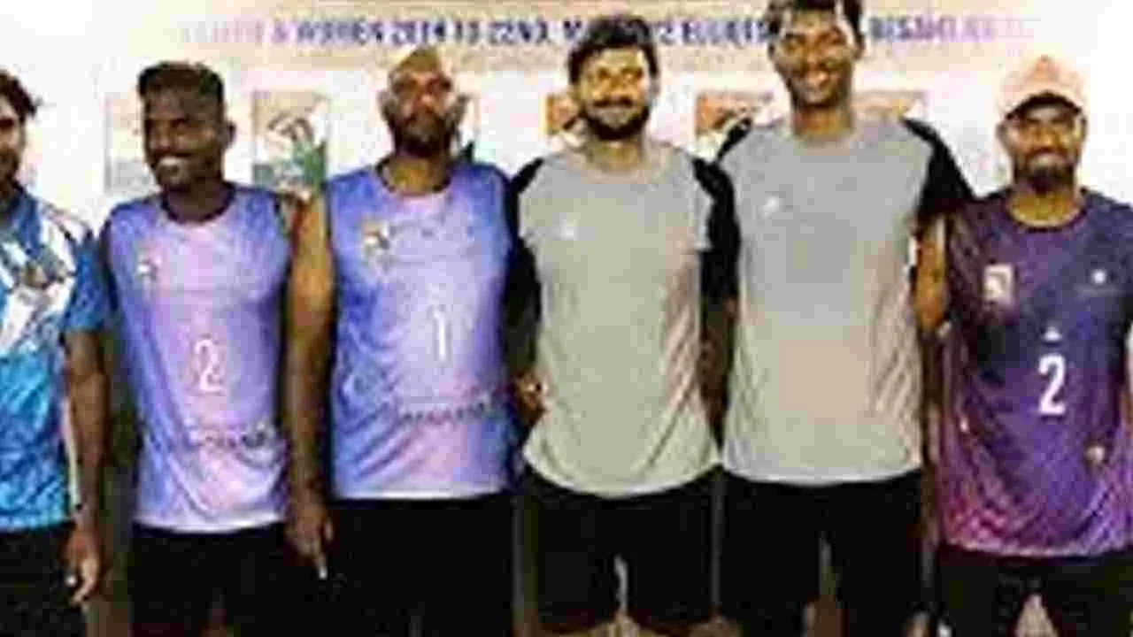 బీచ్ వాలీబాల్లో ఆంధ్రకు స్వర్ణం