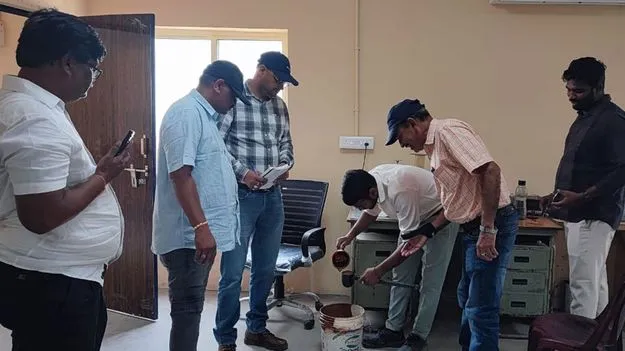 పోలవరం ప్రాజెక్టులో మట్టి, రాతి నాణ్యత పరిశీలన