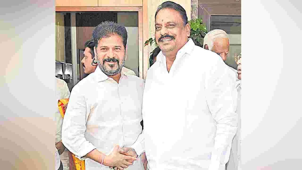 సీఎం రేవంత్ను కలిసిన ఎమ్మెల్యే ప్రకాశ్గౌడ్