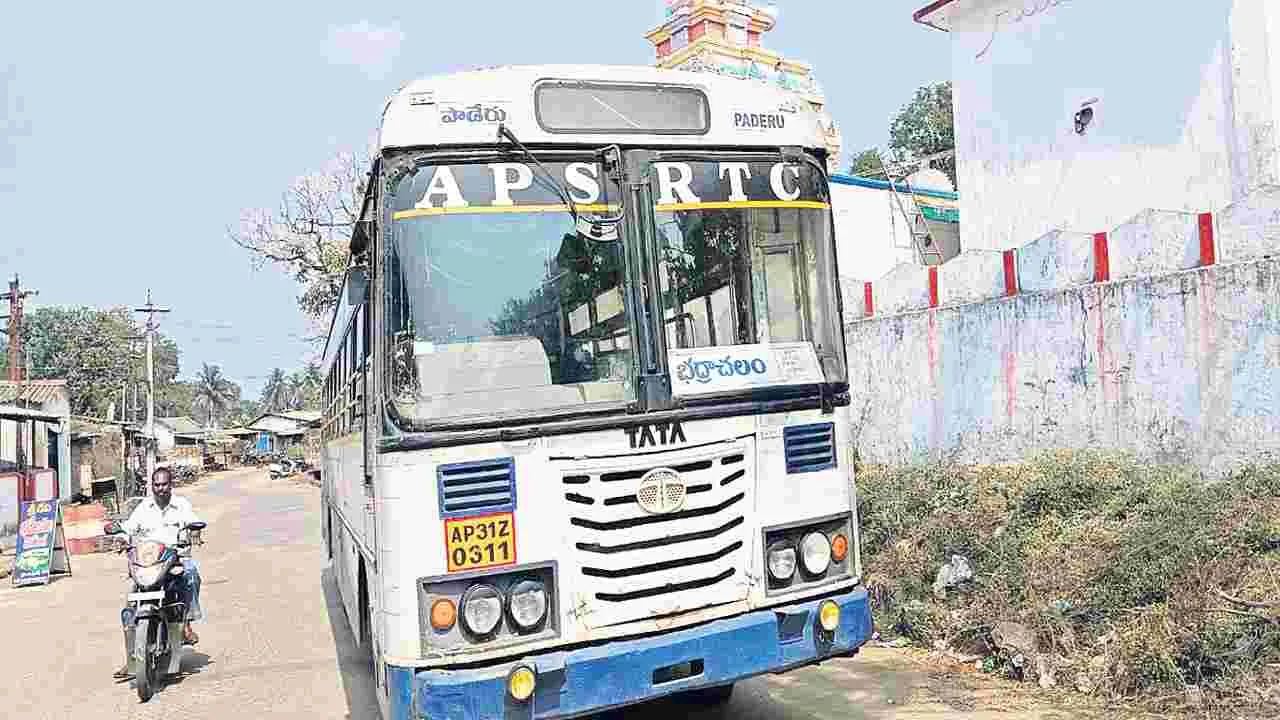 పాడేరు-భద్రాచలం బస్సు పునరుద్ధరణ