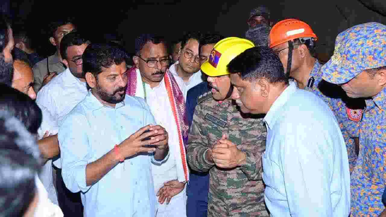 CM Revanth Reddy : ఎస్ఎల్బీసీలో అవసరమైతే రోబోలను వాడుతాం.. అధికారులకు సీఎం రేవంత్ కీలక ఆదేశాలు