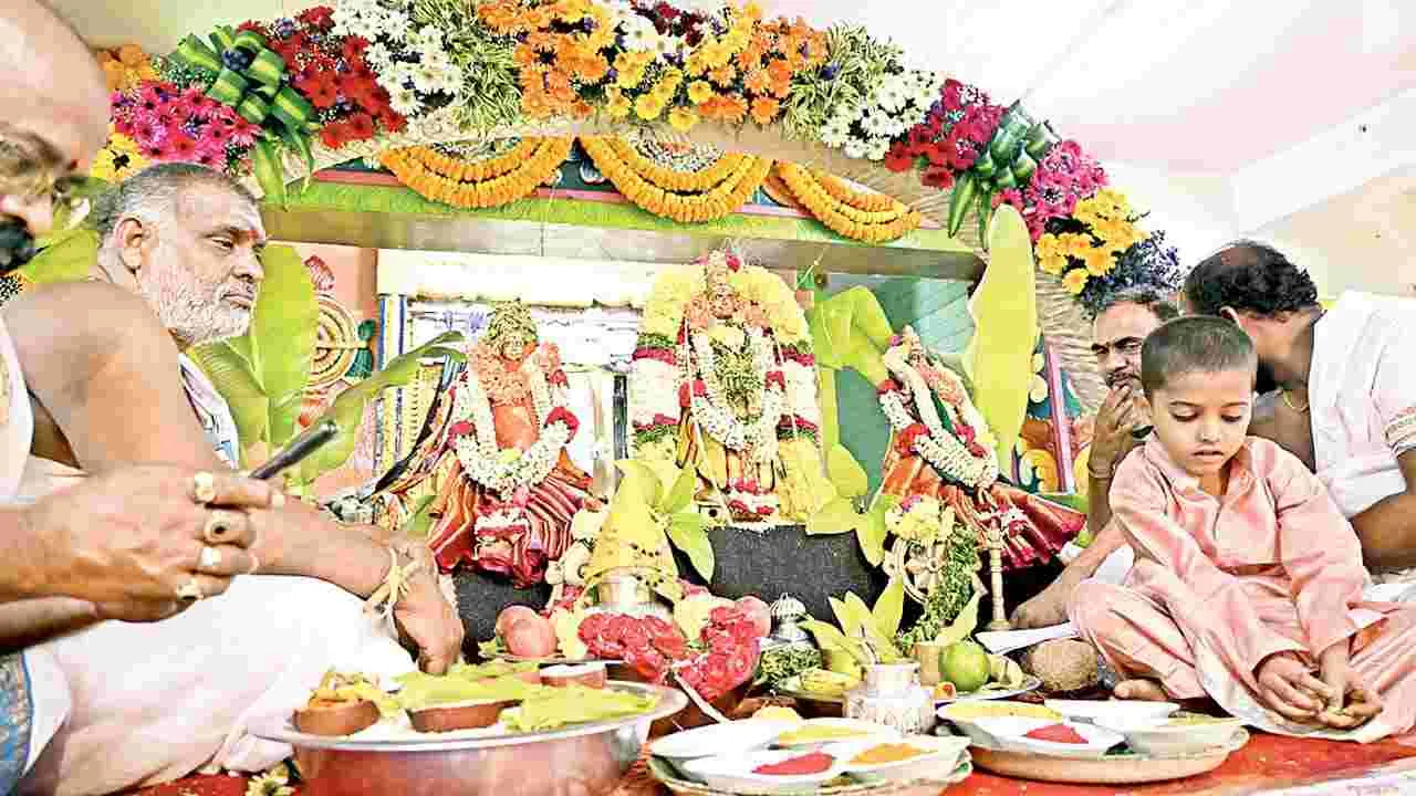 వైభవంగా శ్రీవారి కల్యాణోత్సవం