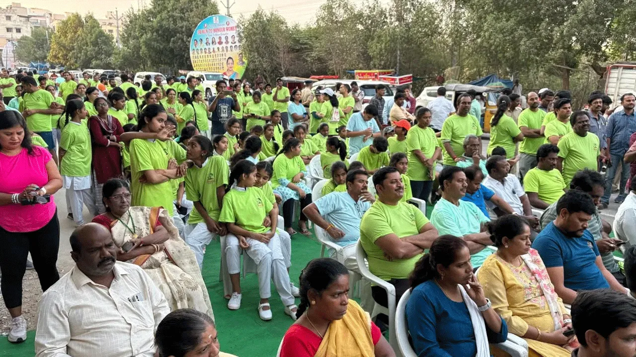 హైదరాబాద్లో ఉత్సాహంగా 5కే రన్