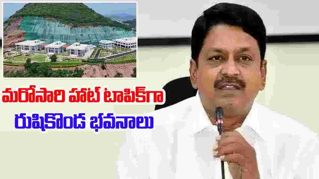 Rushikonda Contravorsy: రుషికొండ ప్యాలెస్  బిల్లుల అంశం... ఆ అధికారులపై మంత్రి పయ్యావుల ఫైర్