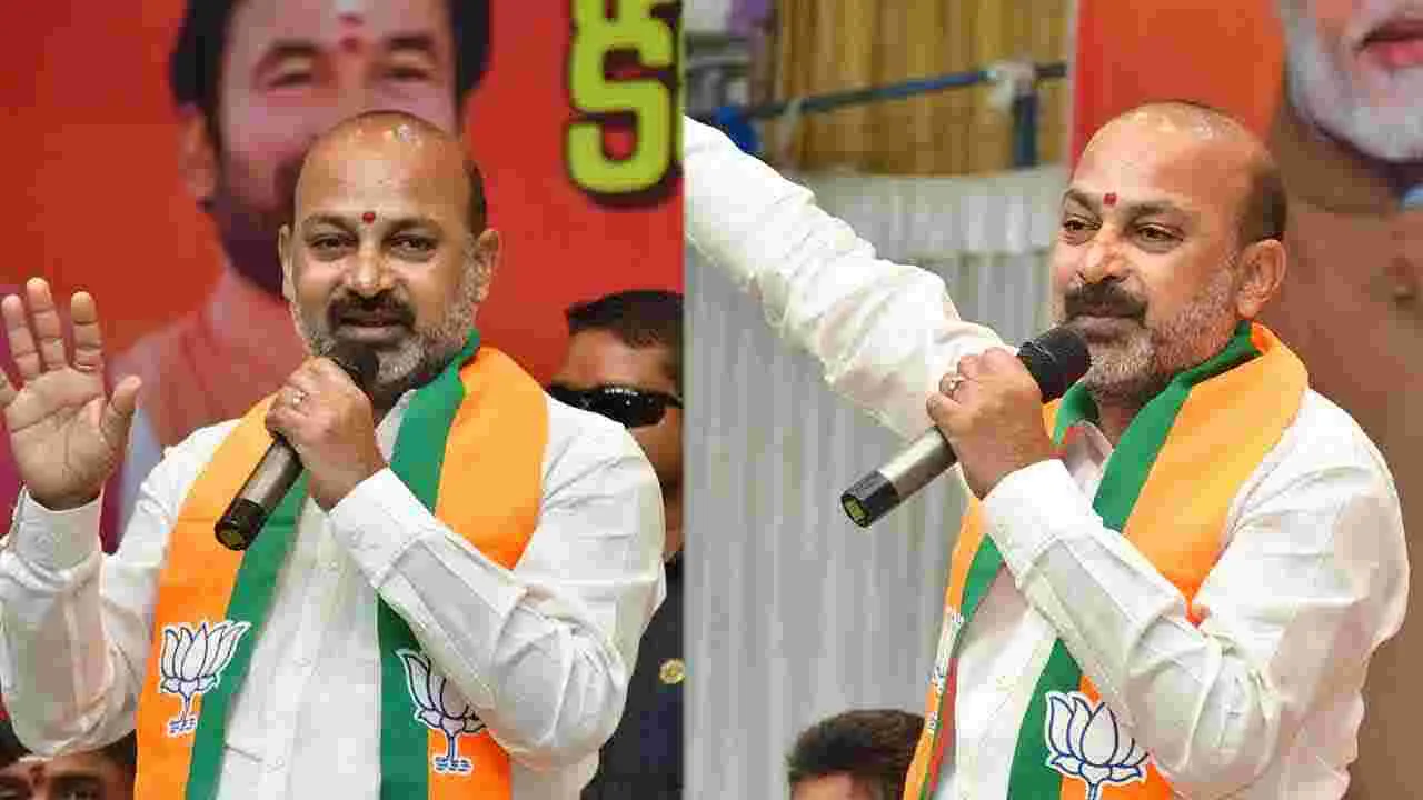 Bandi Sanjay: కేటీఆర్‌, కాంగ్రెస్‌పై బండి సంజయ్ ఘాటు వ్యాఖ్యలు