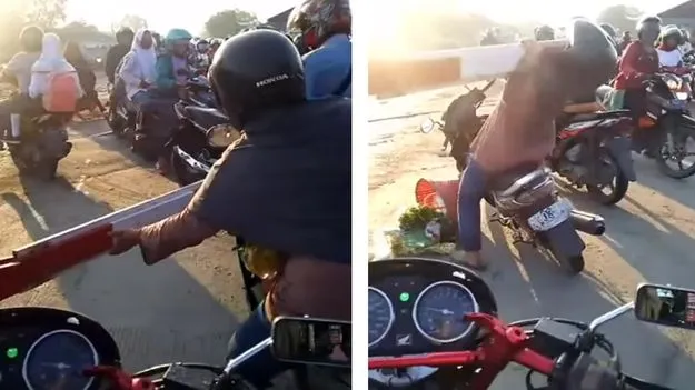 Viral Video: ఇదేంది అక్కా.. కొంచెం ఆగాలి కదా.. రైల్వే గేట్ దగ్గర తొందరపడిన ఓ మహిళ పరిస్థితి చూడండి..