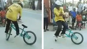 Boy Stunt Video: ఈ కుర్రాడి ప్రతిభకు సలాం కొట్టాల్సిందే.. సైకిల్‌తో కళ్లు చెదిరే స్టంట్ చూస్తే.. 