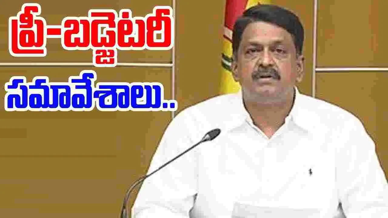 Finance Minister.. మంత్రి పయ్యావుల ప్రీ-బడ్జెటరీ సమావేశాలు..