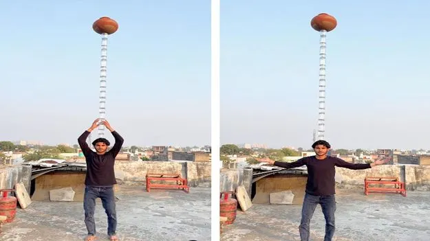 Viral Stunt Video: వామ్మో.. ఈ కుర్రాడి ట్యాలెంట్ చూస్తే అబ్బురపోవాల్సిందే.. వీడియో వైరల్..