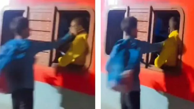 Youtuber Video: ఓర్నీ.. వ్యూస్ కోసం ఇంతకు తెగిస్తారా? ఓ కుర్రాడు రైల్వే స్టేషన్‌లో ఏం చేశాడో చూడండి.. 