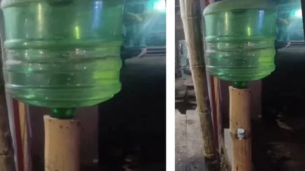 Viral Jugaad video: ఇలాంటి తెలివి ఐఐటీ చదువుకున్న వాళ్లకూ ఉండదేమో.. వాటర్ క్యాన్ ఎలా పెట్టాడో చూడండి.. 