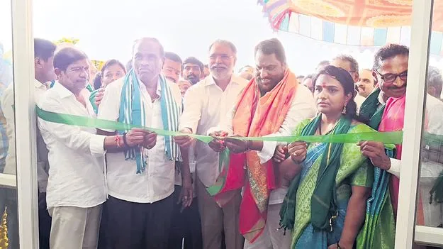 కొనుగోలు కేంద్రాల్లో మౌలిక వసతుల కల్పన